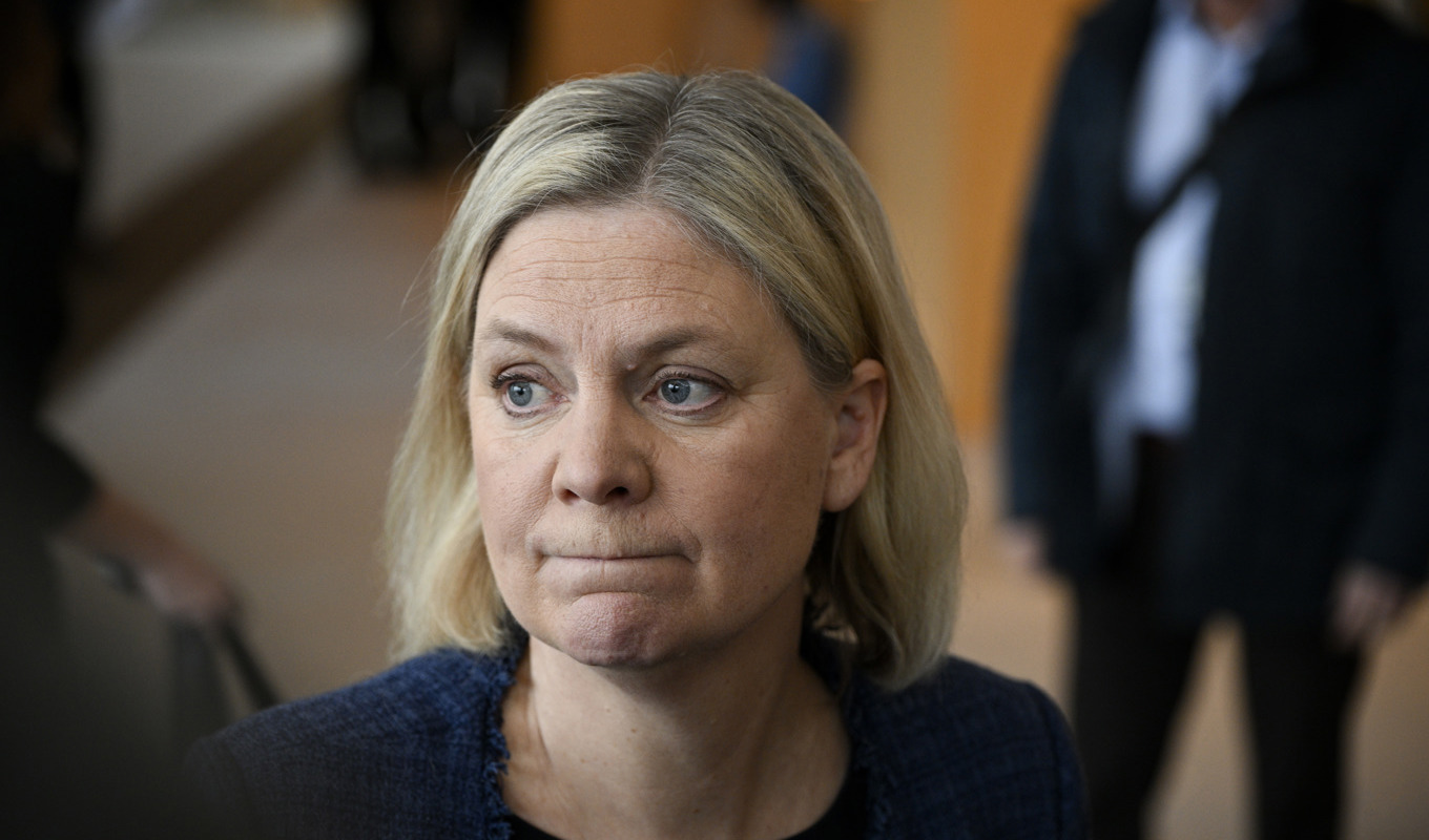 Den efterlysta kvinnan som frihetsberövades utanför dåvarande statsminister Magdalena Anderssons (S) bostad är i Sverige för att vittna. Arkivbild. Foto: Anders Wiklund/TT