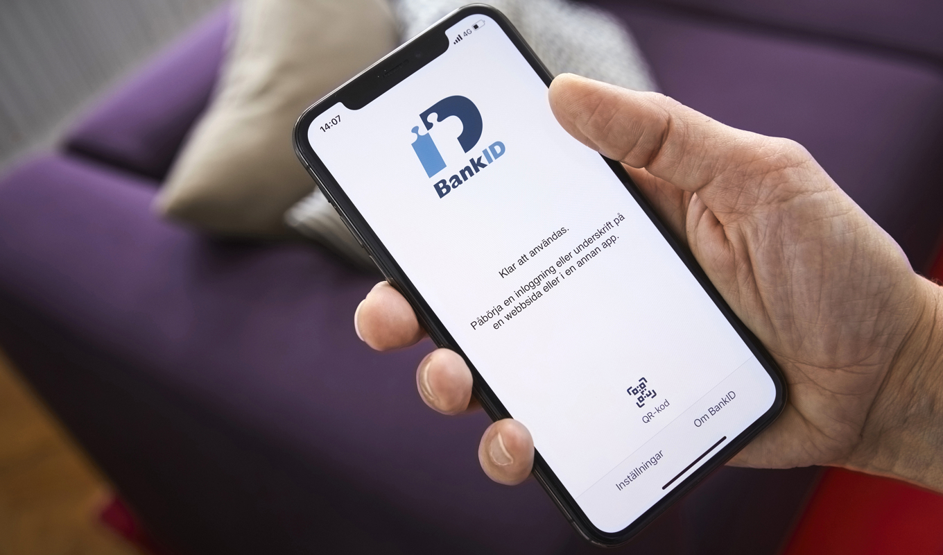 Bank-id har drabbats av driftstörningar. Arkivbild. Foto: Fredrik Persson/TT