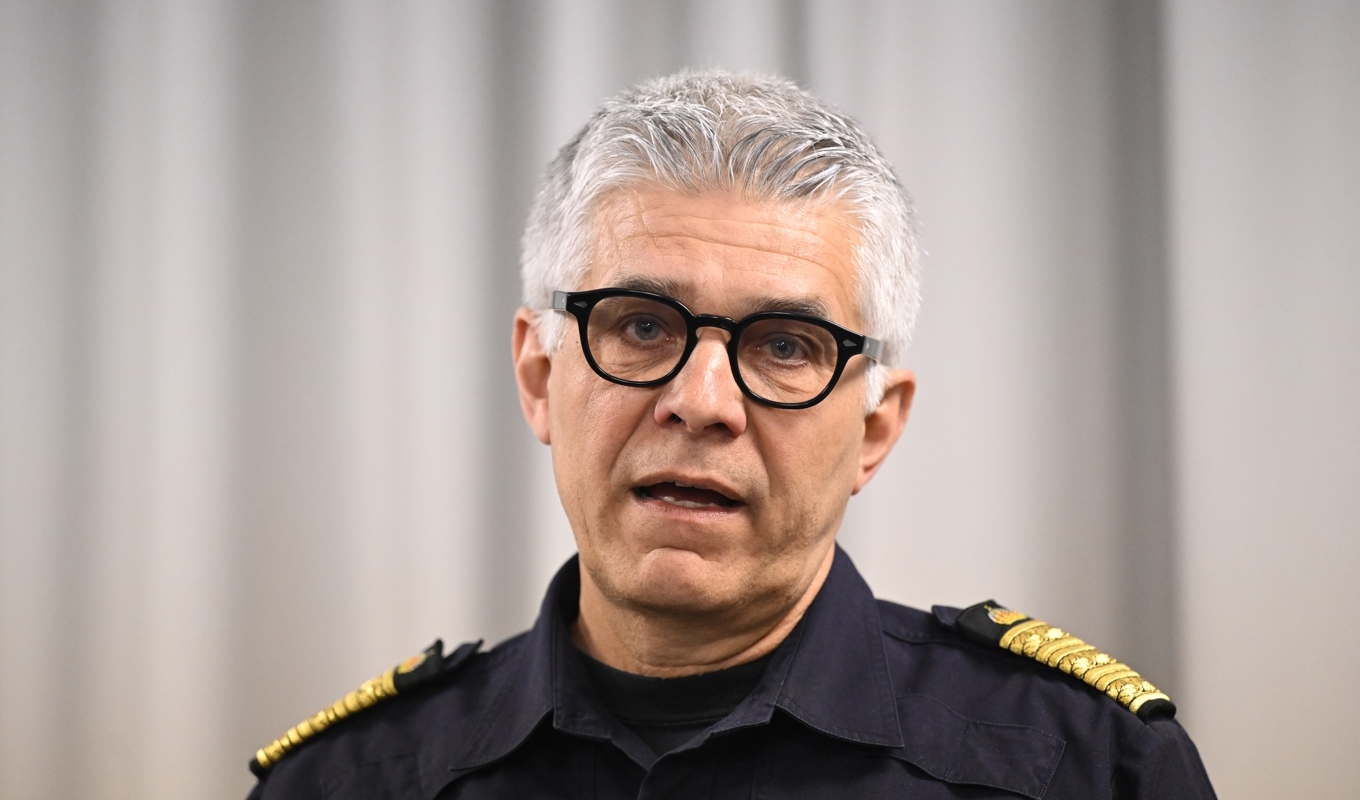 Rikspolischef Anders Thornberg. Arkivbild. Foto: Jessica Gow/TT