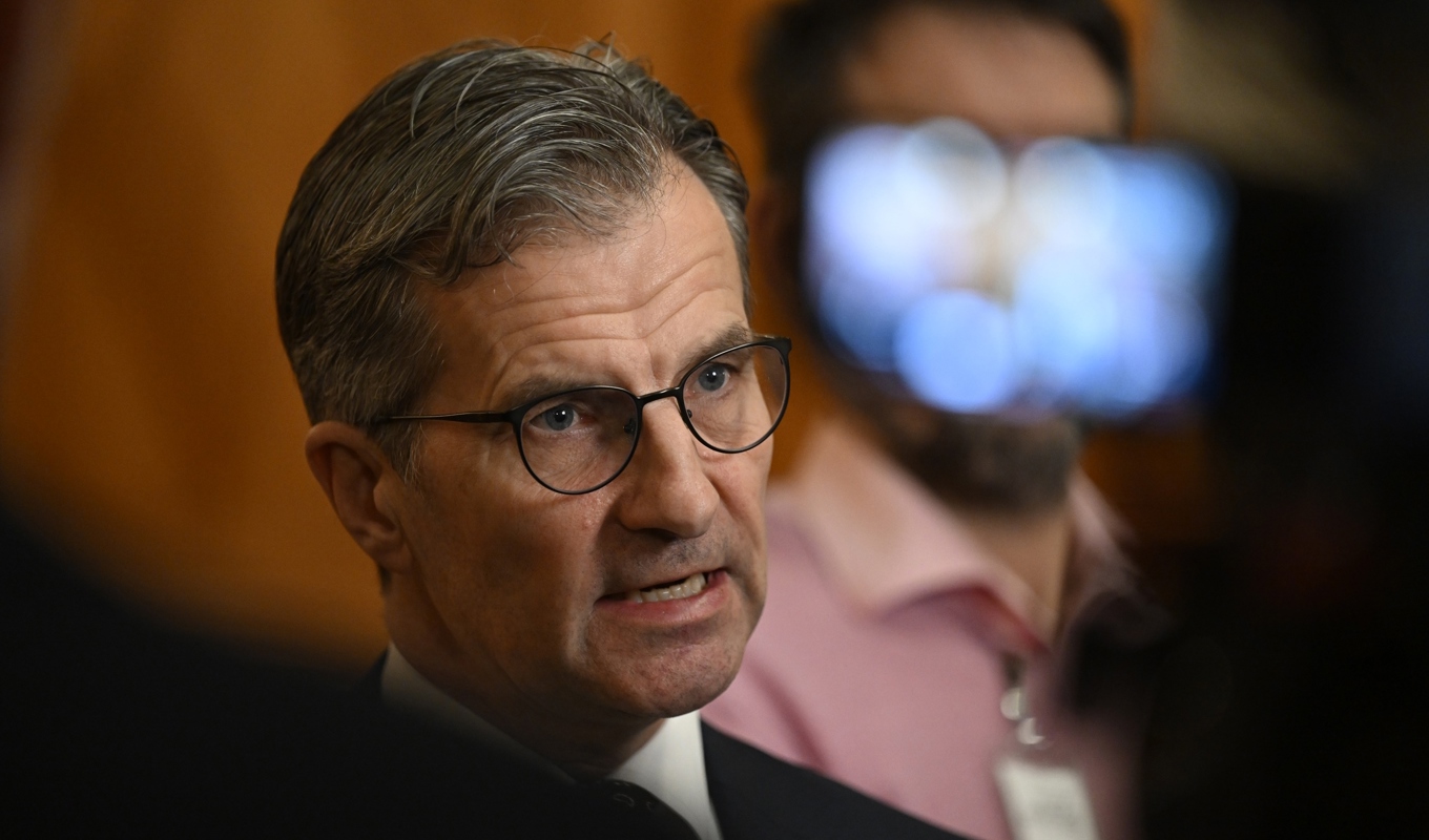 Riksbankschef Erik Thedéen och hans direktion väntas i september göra en räntehöjning till för att få bukt på inflationen. Arkivbild Foto: Jessica Gow/TT