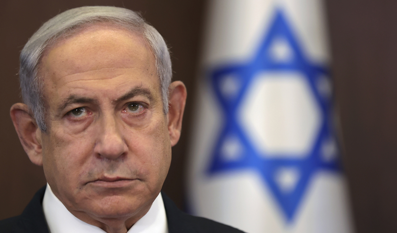 Israels premiärminister Benjamin Netanyahu har förts till sjukhus. Arkivbild Foto: Abir Sultan/AP/TT