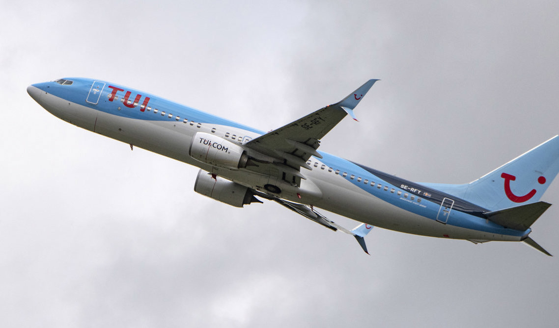 Tui ställer in alla flyg från Europa till Rhodos till och med fredag. Foto: Johan Nilsson/TT