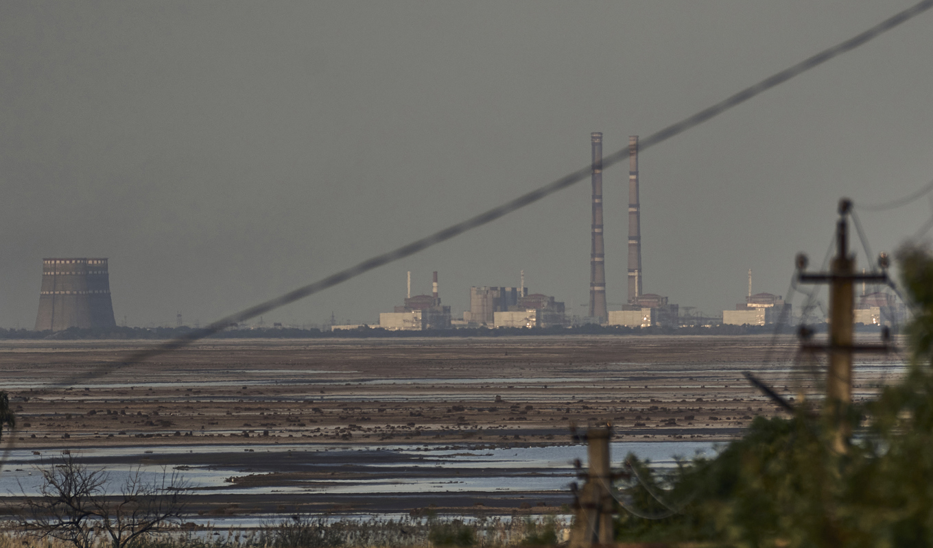 Kärnkraftverket i Zaporizjzja. Arkivbild. Foto: Libkos/AP/TT