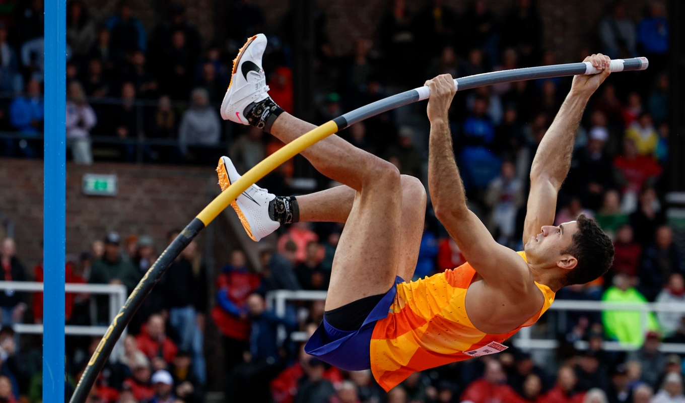 Thiago Braz under Diamond League-galan på Stockholms stadion. Arkivbild. Foto: Fredrik Persson/TT