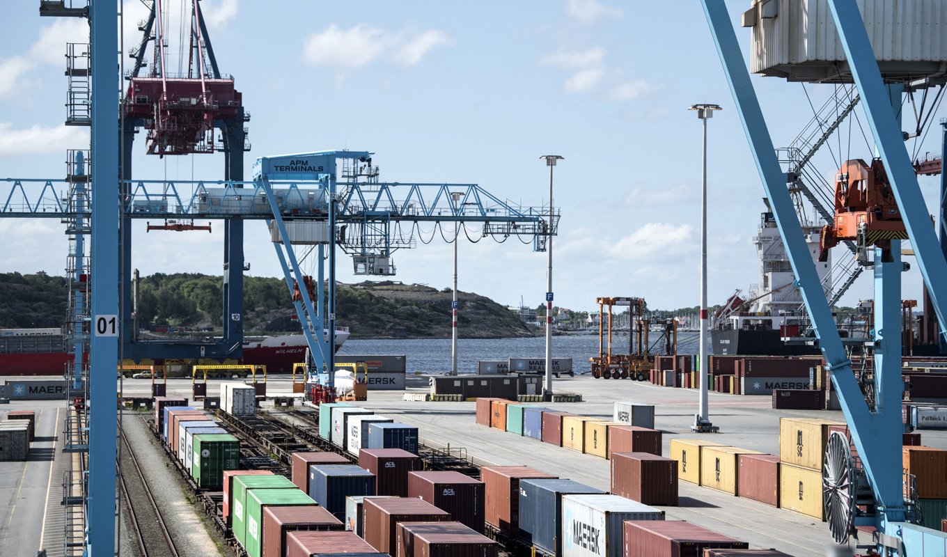 Svenska hamnar kan behöva se över sina säkerhetsrutiner efter kriget i Ukraina, säger en försvarsexpert. Foto: Björn Larsson Rosvall/TT
