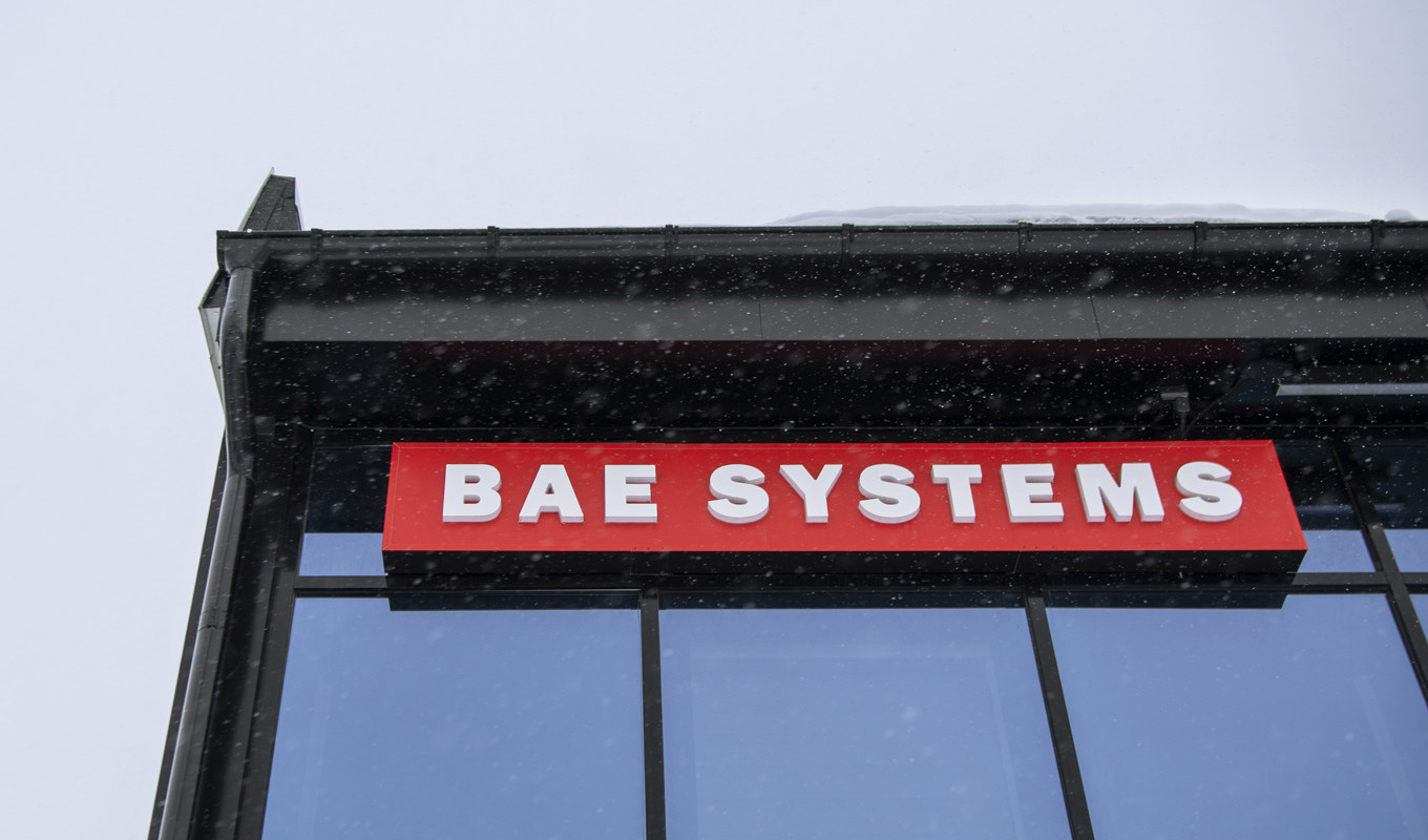 BAE Systems har gynnats av det geopolitiskt utsatta läget som är en konsekvens av kriget i Ukraina. Foto: Caisa Rasmussen/TT