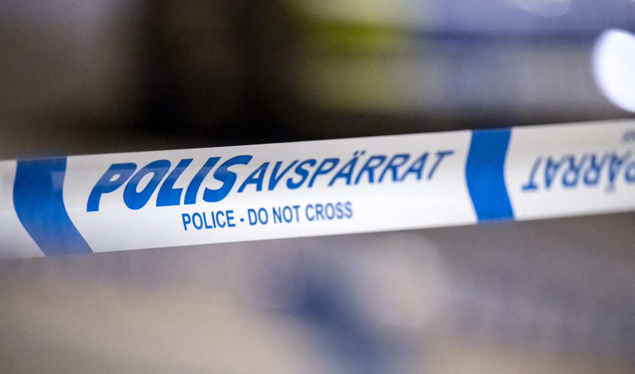 En fastighet har spärrats av i Landvetter. Arkivbild. Foto: Johan Nilsson/TT