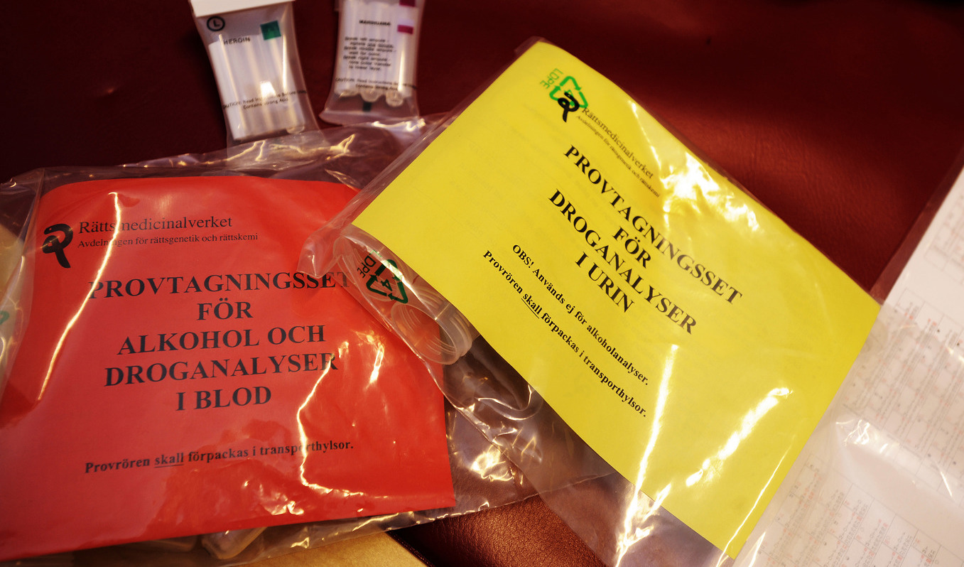 Drogtesterna ska bygga på frivillighet, enligt kommunstyrelsens vice ordförande. Foto: Ingvar Karmhed/SvD/TT