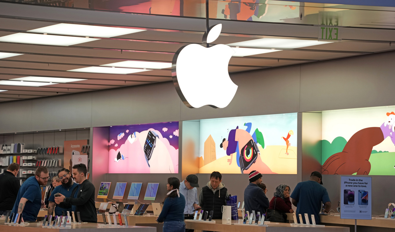 Något bättre än väntat för Apples delår. Foto: Gene J. Puskar/AP/TT