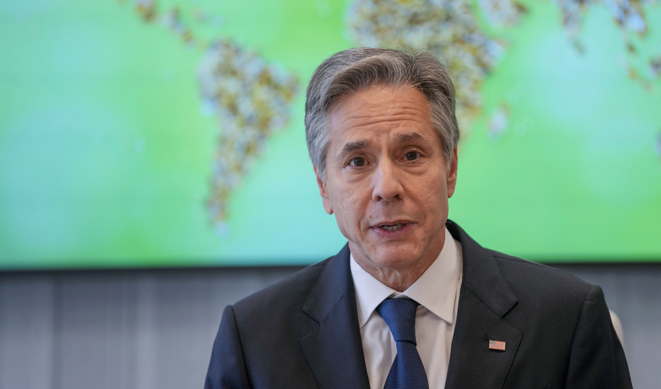 USA:s utrikesminister Antony Blinken. Arkivbild. Foto: Mary Altaffer/AP/TT