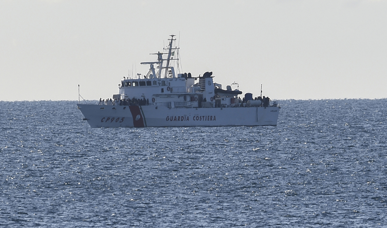 Italienska kustbevakningen. Arkivbild. Foto: Salvatore Cavalli/AP/TT