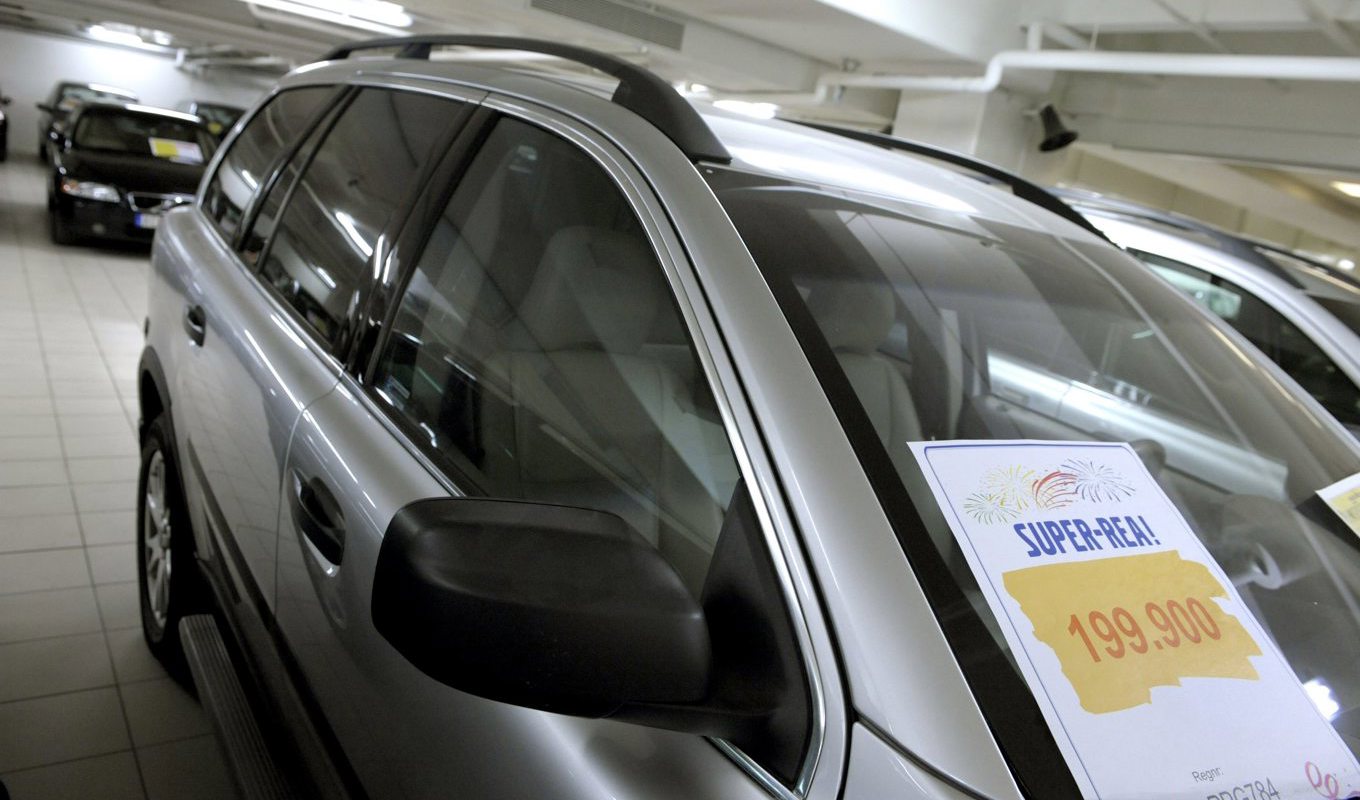 Antalet begagnade bilar blir allt mindre, visar nya siffror från Wayke. Arkivbild. Foto: Janerik Henriksson/TT