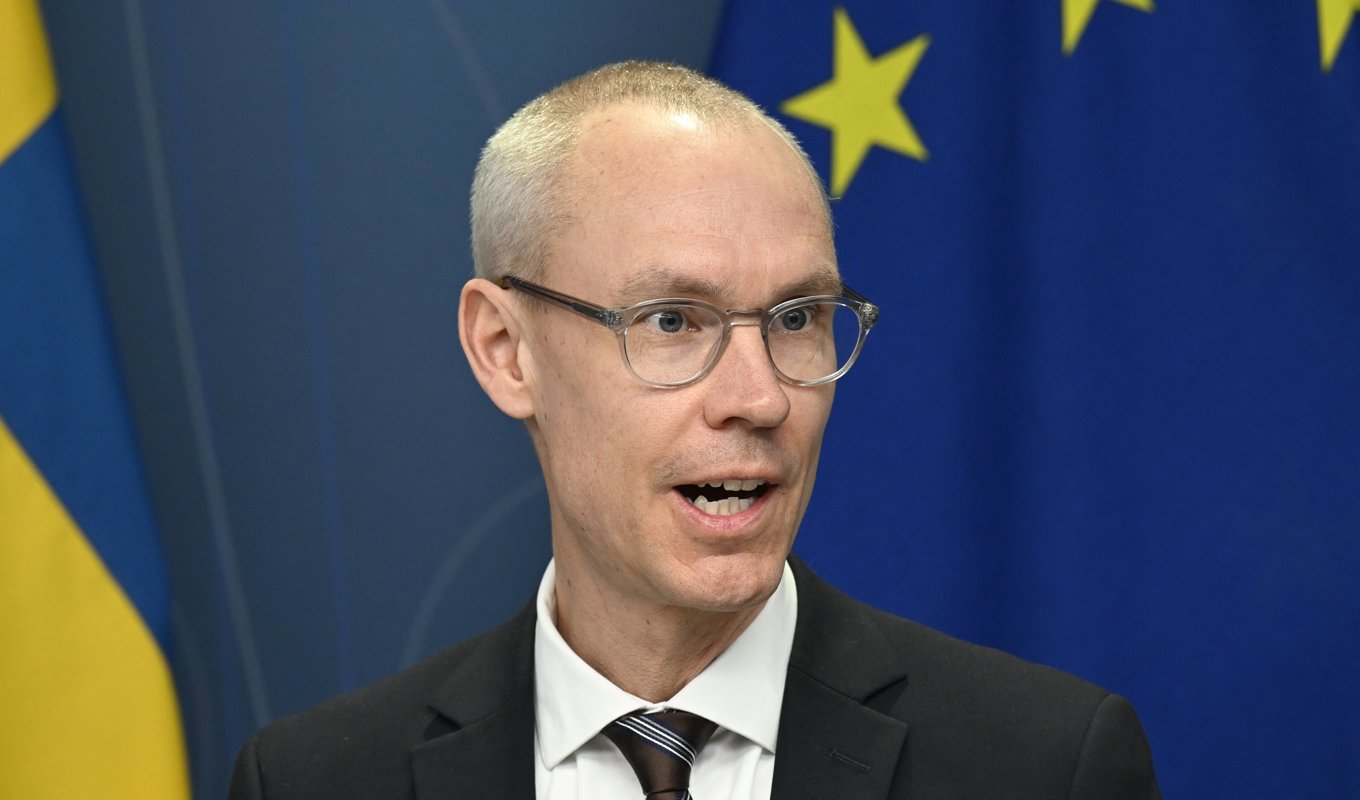 Oscar Stenström, ambassadör i statsrådsberedningen och den som varit chefsförhandlare i Natoprocessen, slutar för att bli rådgivare i Wallenbergsfären. Arkivbild. Foto: Fredrik Sandberg/TT