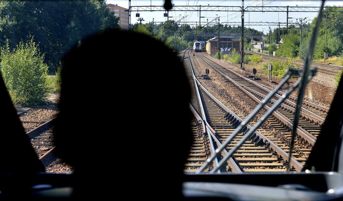 Ett SJ-tåg har spårat ur söder om Hudiksvall. Arkivbild. Foto: Henrik Montgomery/TT