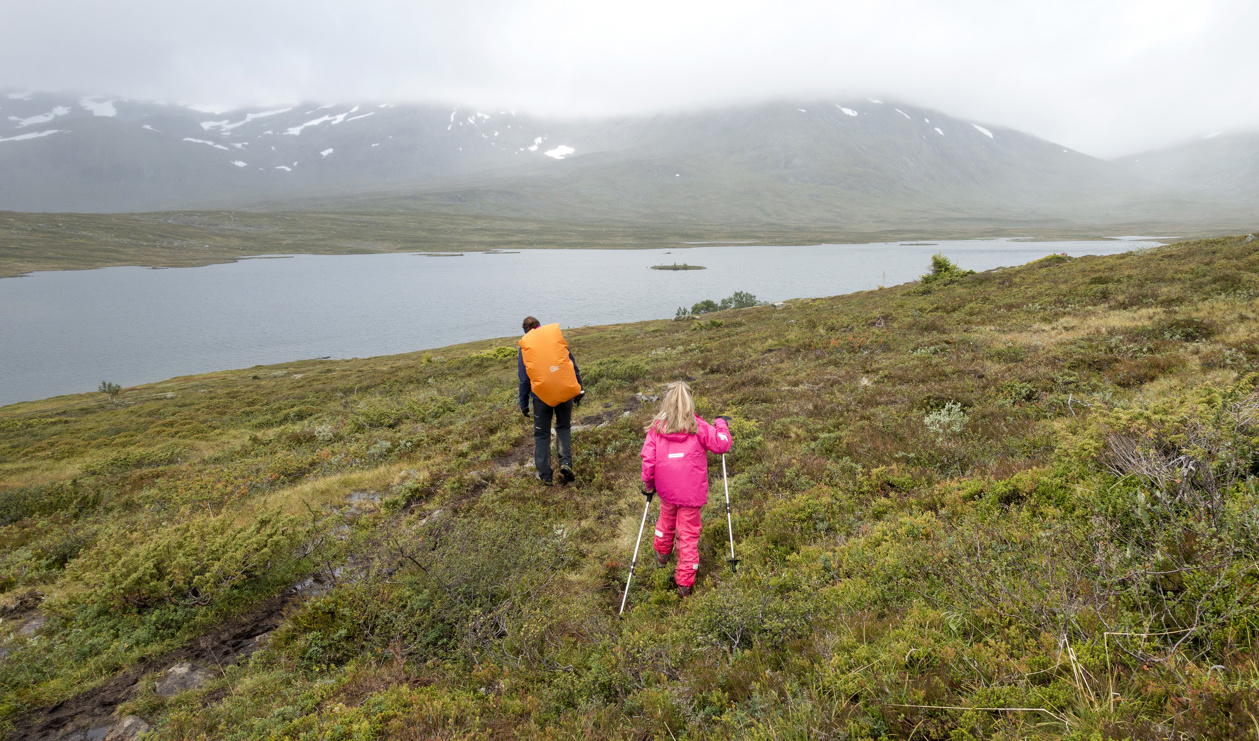 Polisen avråder från att ge sig ut i Jämtlandsfjällen på grund av det tuffa väderläget. Arkivbild. Foto: Gorm Kallestad/NTB/TT