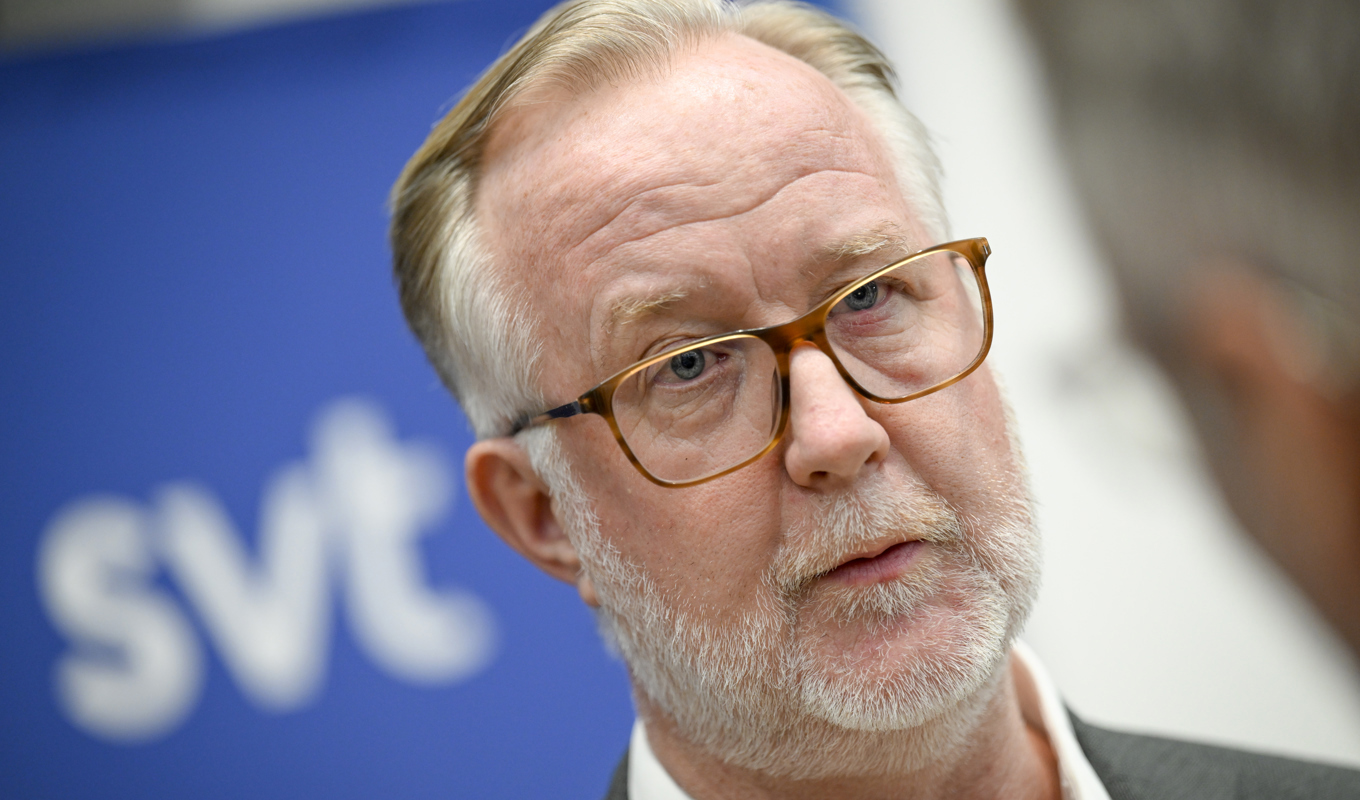 Johan Pehrson, partiledare för Liberalerna och arbetsmarknads- och integrationsminister. Foto: Pontus Lundahl/TT