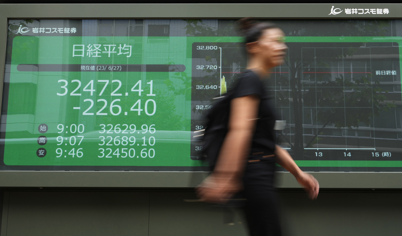 Börsen i Tokyo reagerade positivt på de senaste BNP-siffrorna. Arkivbild. Foto: Hiro Komae/AP/TT