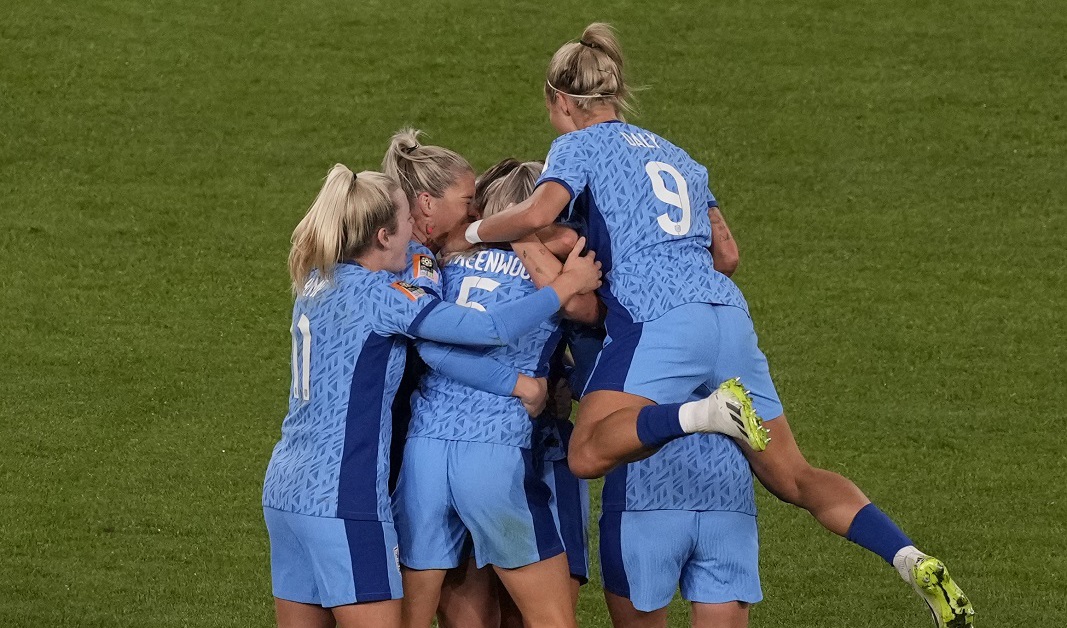 England är klart för final i fotbolls-VM. Foto: Mark Baker/AP/TT