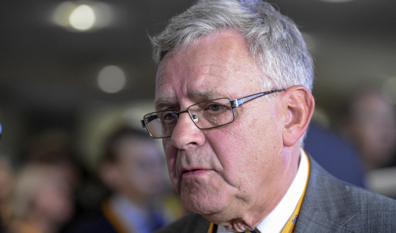 Carl B. Hamilton (L) är kritisk mot Richard Jomshofs (SD) uttalanden. Arkivbild. Foto: Bertil Ericson / TT