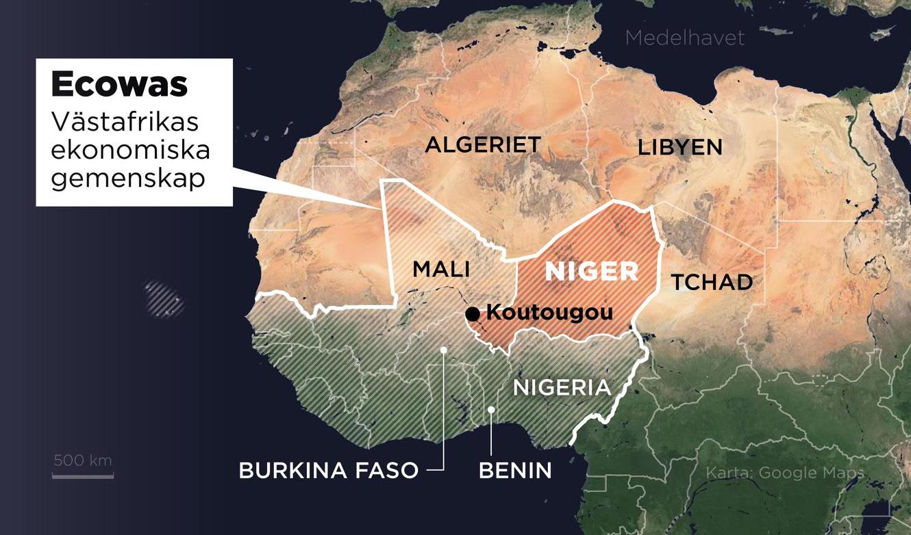 Koutougou ligger i västra Niger. Foto: Anders Humlebo/TT