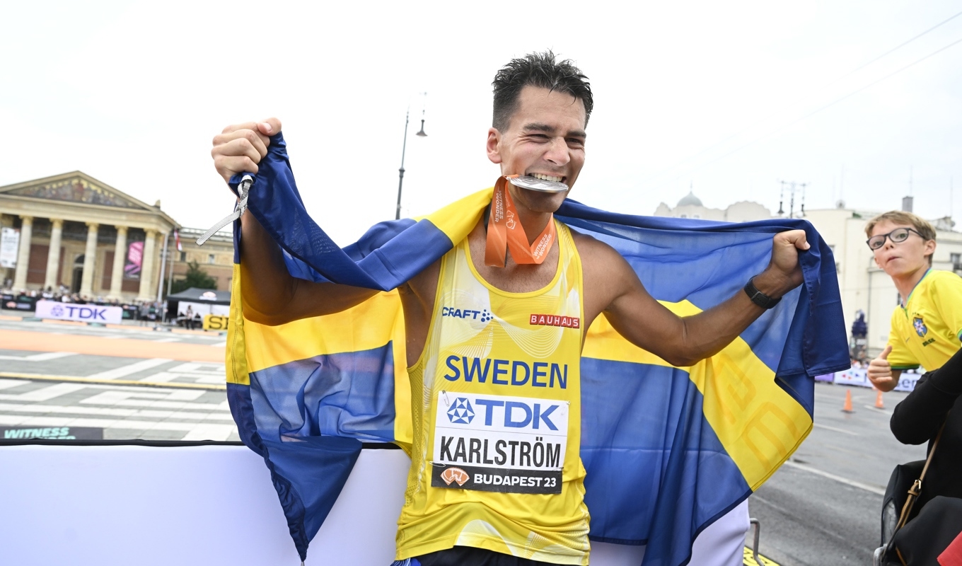 Perseus Karlström. Foto: Jessica Gow/TT