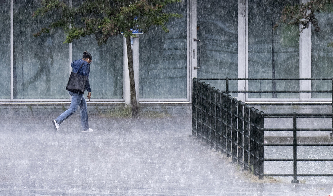 Juli månads regnskurar var svårare än vanligt att förutse, enligt SMHI. Arkivbild. Foto: Johan Nilsson/TT