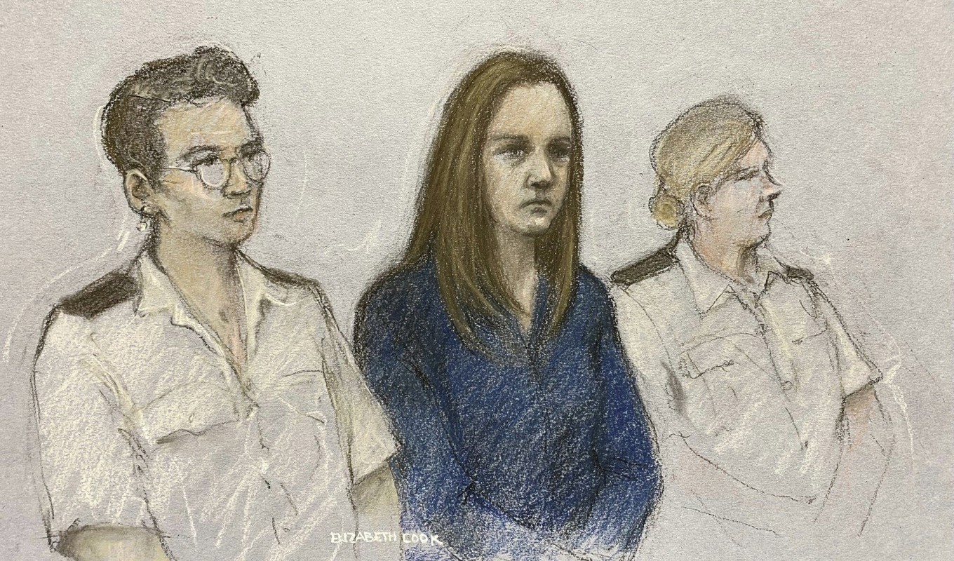 En brittisk sjuksköterska döms till livstid för mord på sju spädbarn och försök till mord på ytterligare sex nyfödda barn. Foto: Elizabeth Cook/PA/AP/TT