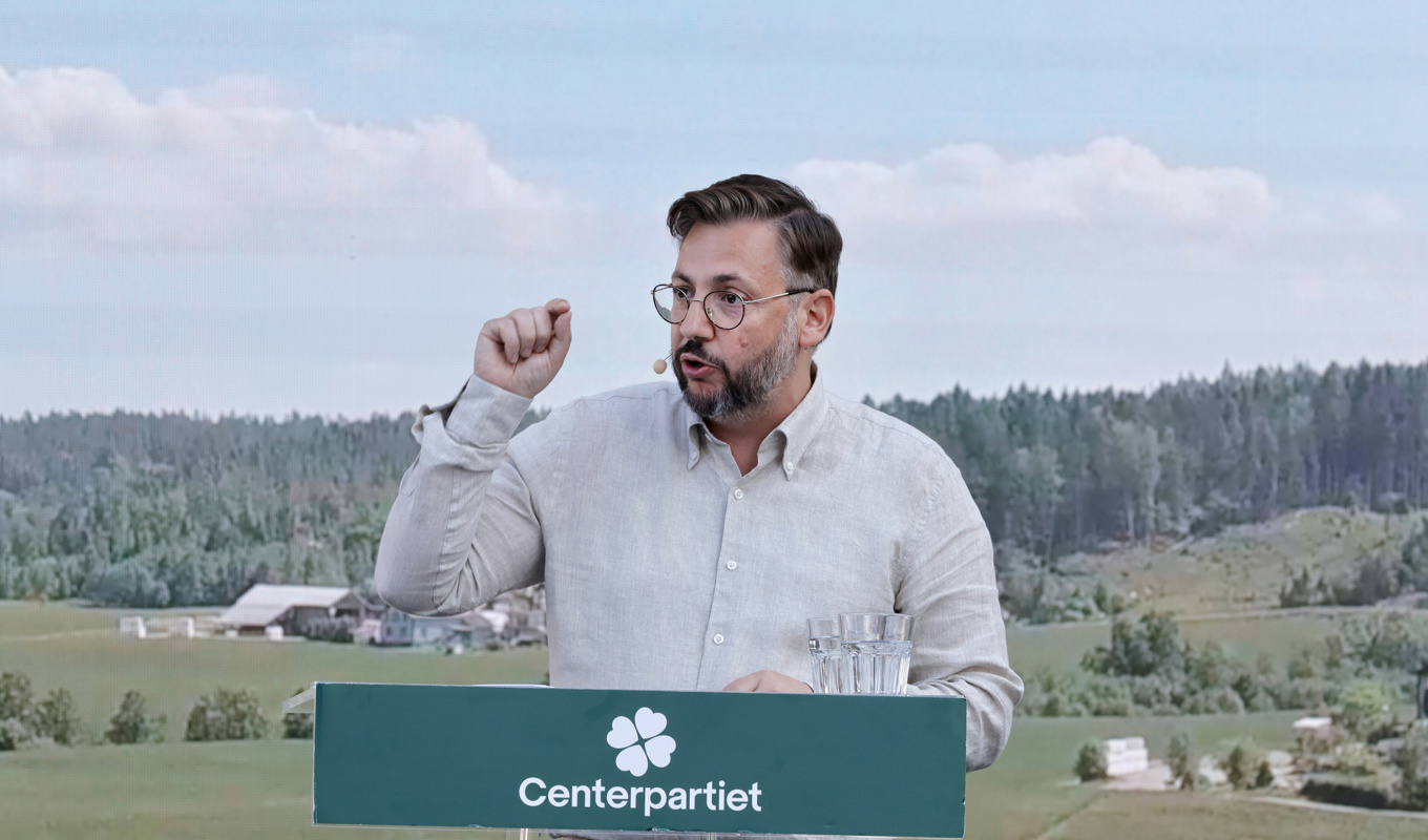 Centerpartiets ledare Muharrem Demirok. Arkivbild. Foto: Adam Ihse/TT