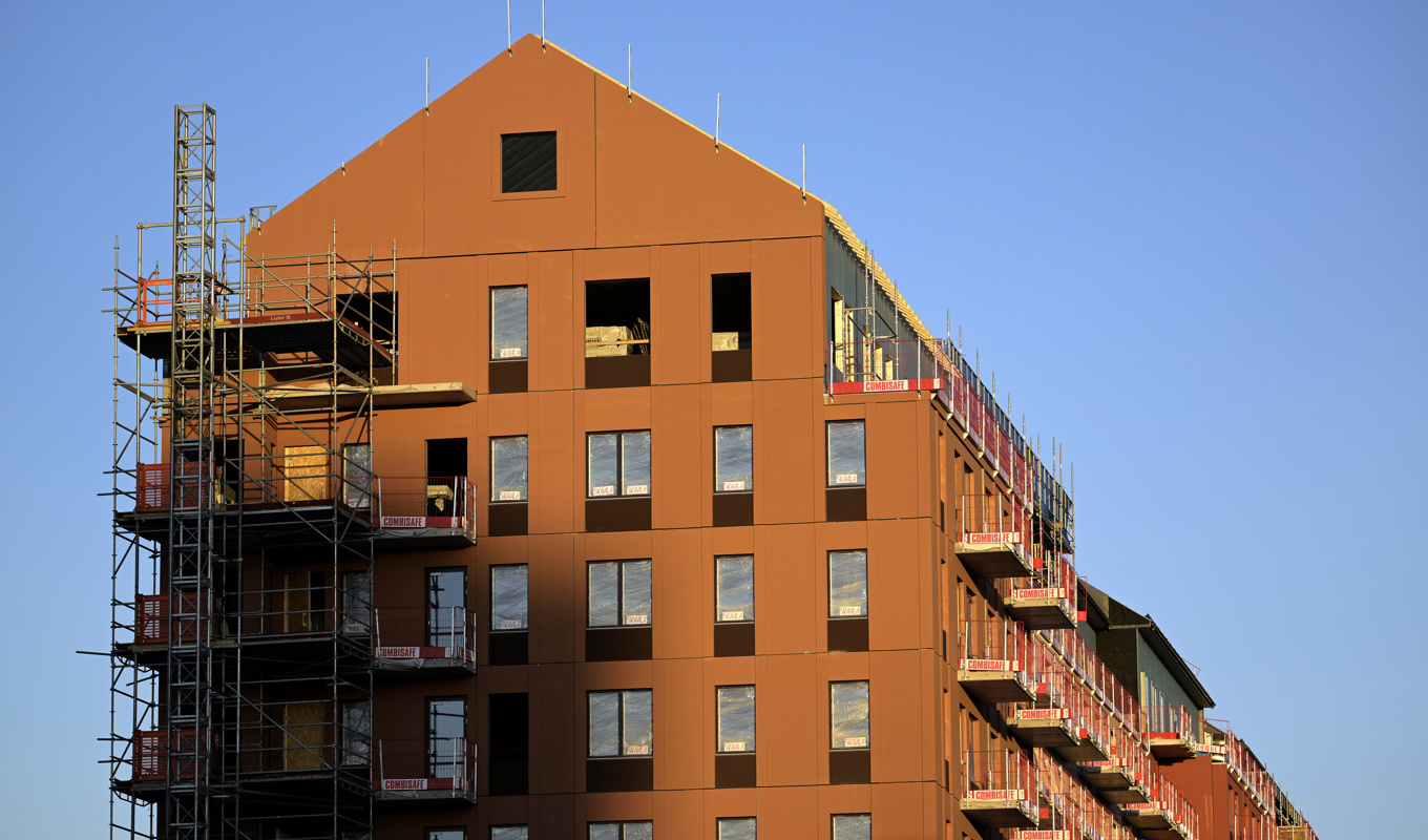Nya byggsiffror har redovisats. Arkivbild. Foto: Janerik Henriksson/TT