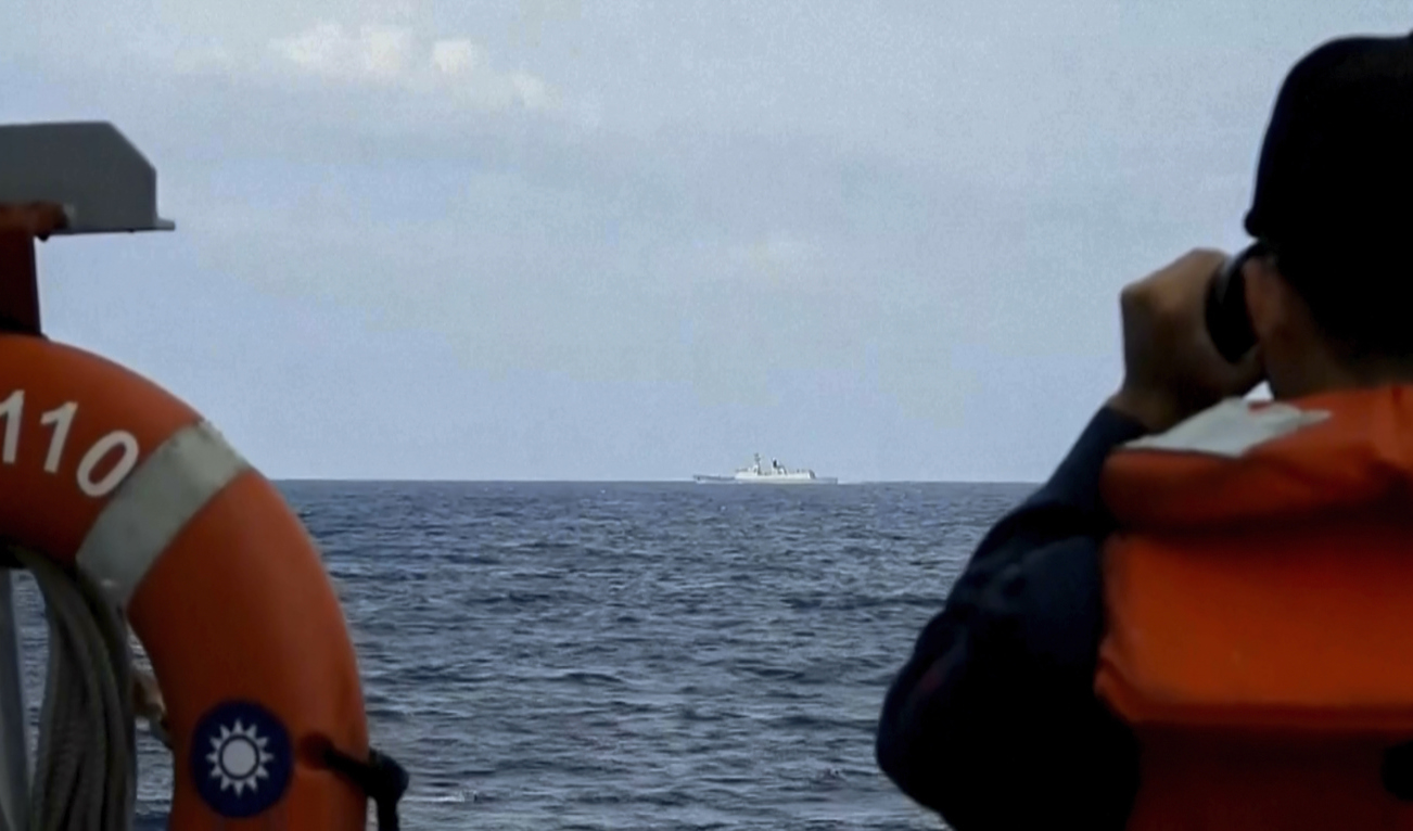 Kina har intensifierat sina militära övningar runt Taiwan under det senaste året. Arkivbild. Foto: Taiwan Military News Agency via AP/TT