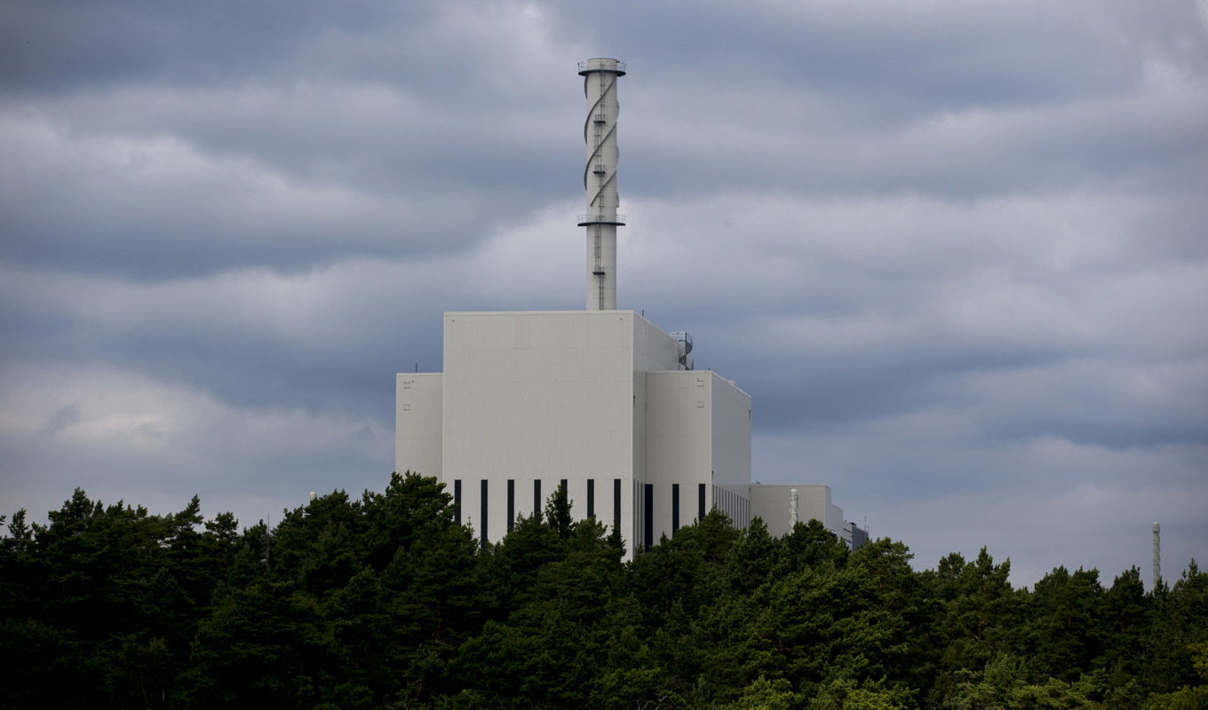 Sveriges största kärnkraftverk på Simpevarpshalvön utanför Oskarshamn, har kopplats bort från elnätet. Arkivbild Foto: Adam Ihse/TT