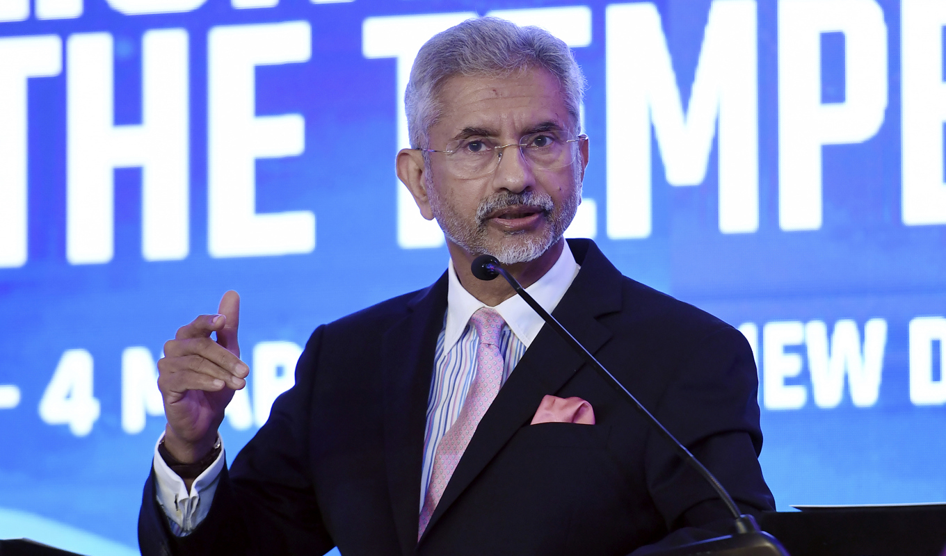 Indiens utrikesminister Subrahmanyam Jaishankar. Arkivbild. Foto: Olivier Douliery/AP/TT