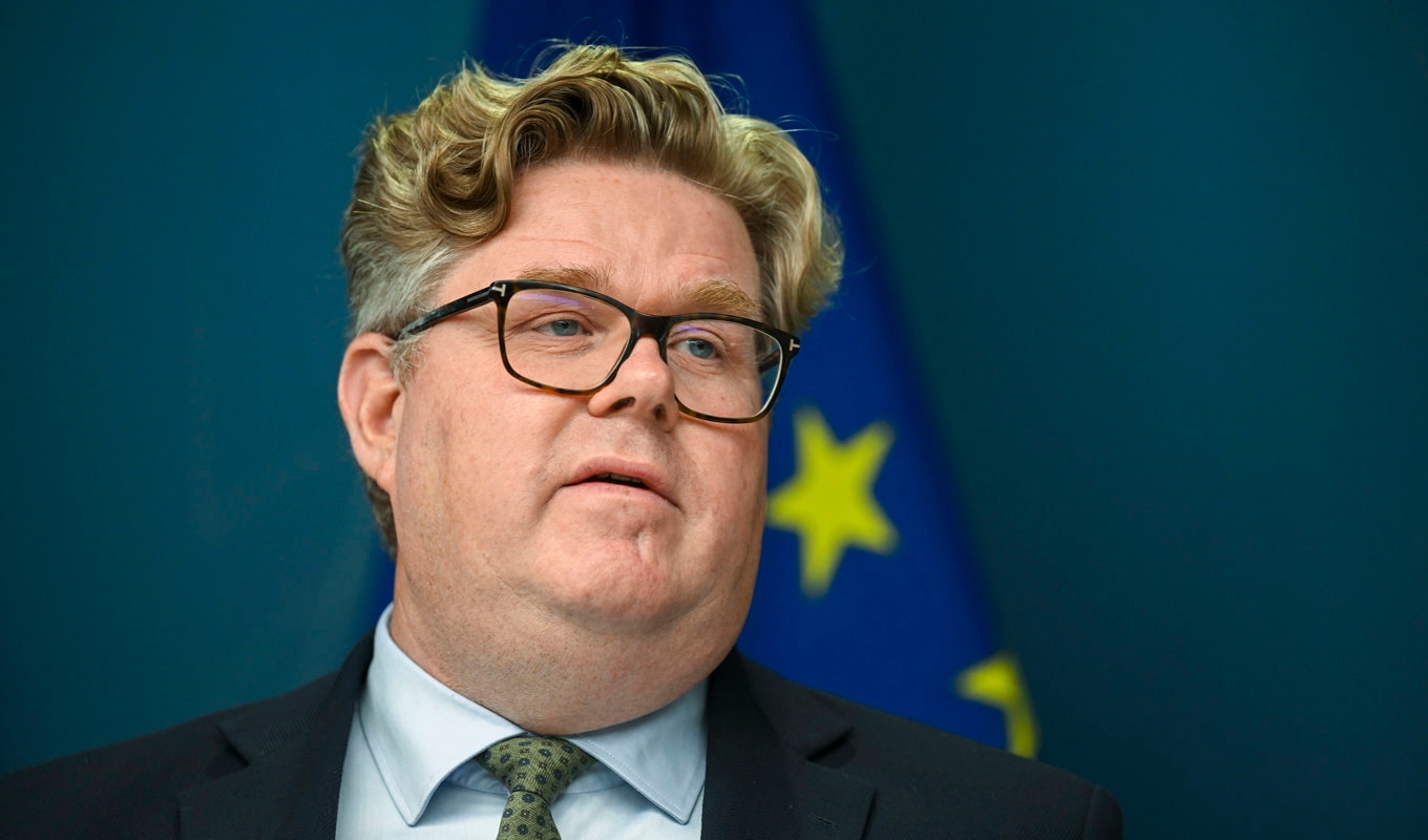 Justitieminister Gunnar Strömmer. Foto: Fredrik Sandberg/TT