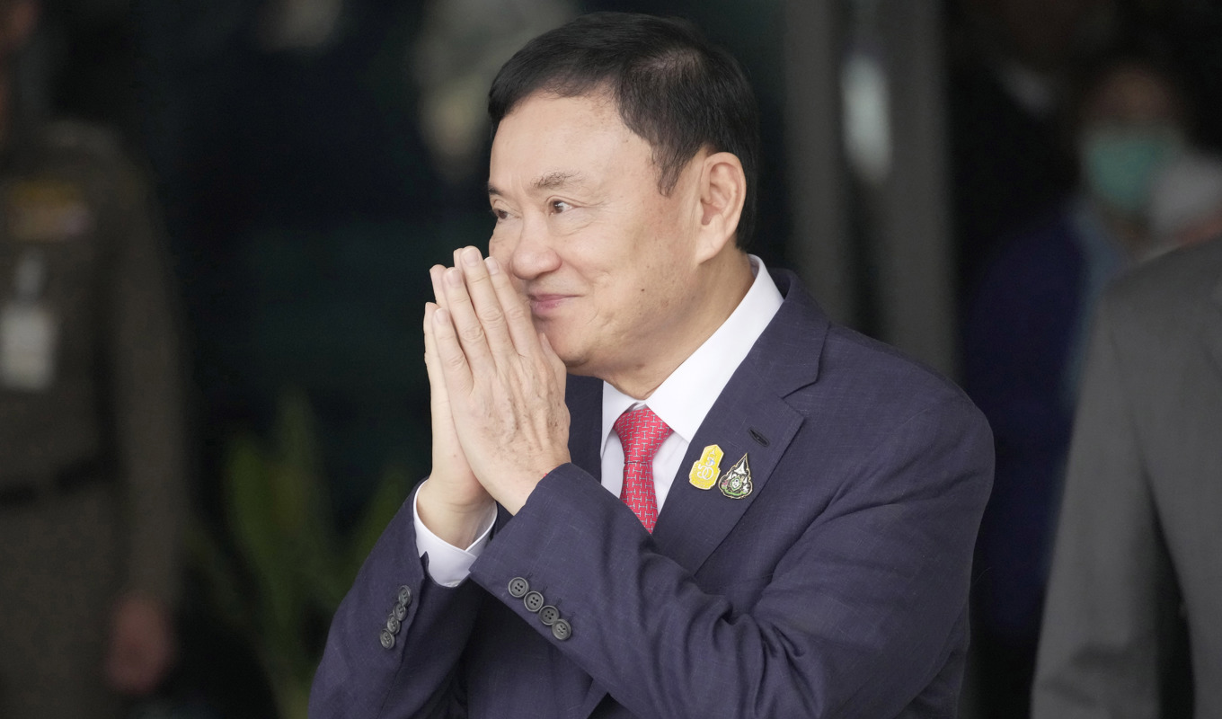 Thailands före detta premiärminister Thaksin Shinawatra. Foto: Sakchai Lalit/AP/TT