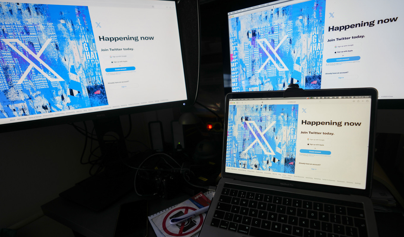X, tidigare Twitter, ska erbjuda sina användare nya tjänster. Foto: Darko Vojinovic/AP/TT
