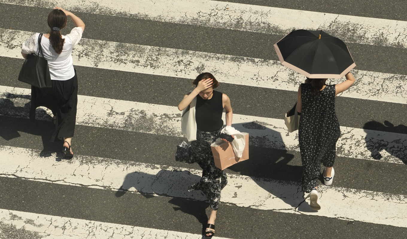 Sommarens medeltemperaturer i Japan var de högsta sedan mätningarna inleddes. Arkivbild. Foto: Shuji Kajiyama/TT/AP