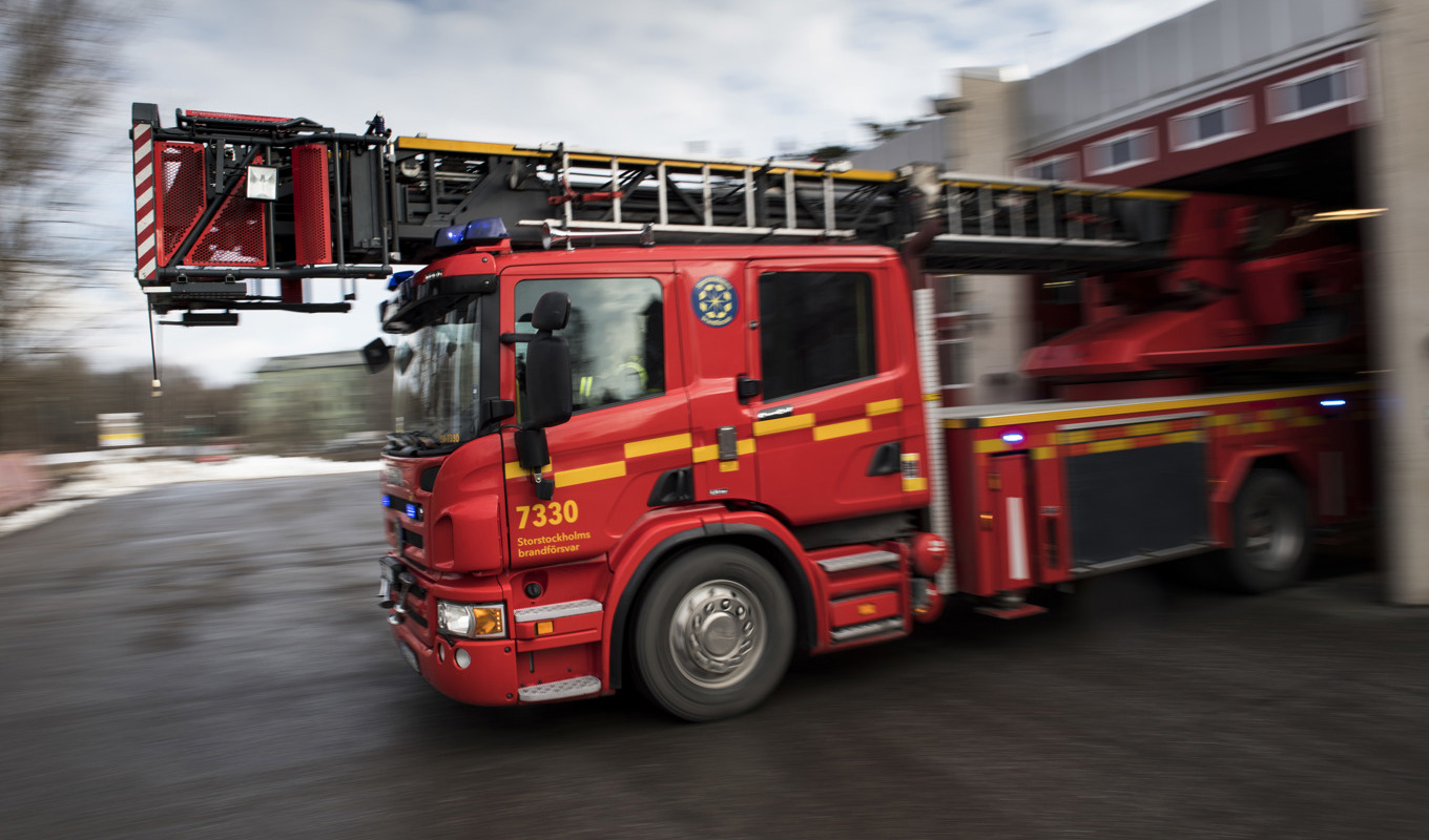 En äldre man har omkommit i en brand i Nybro. Arkivbild. Foto: Pontus Lundahl/TT