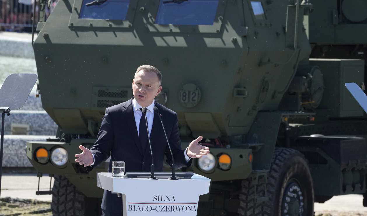 Polens president Andrzej Duda. Arkivbild. Foto: Czarek Sokolowski/AP/TT