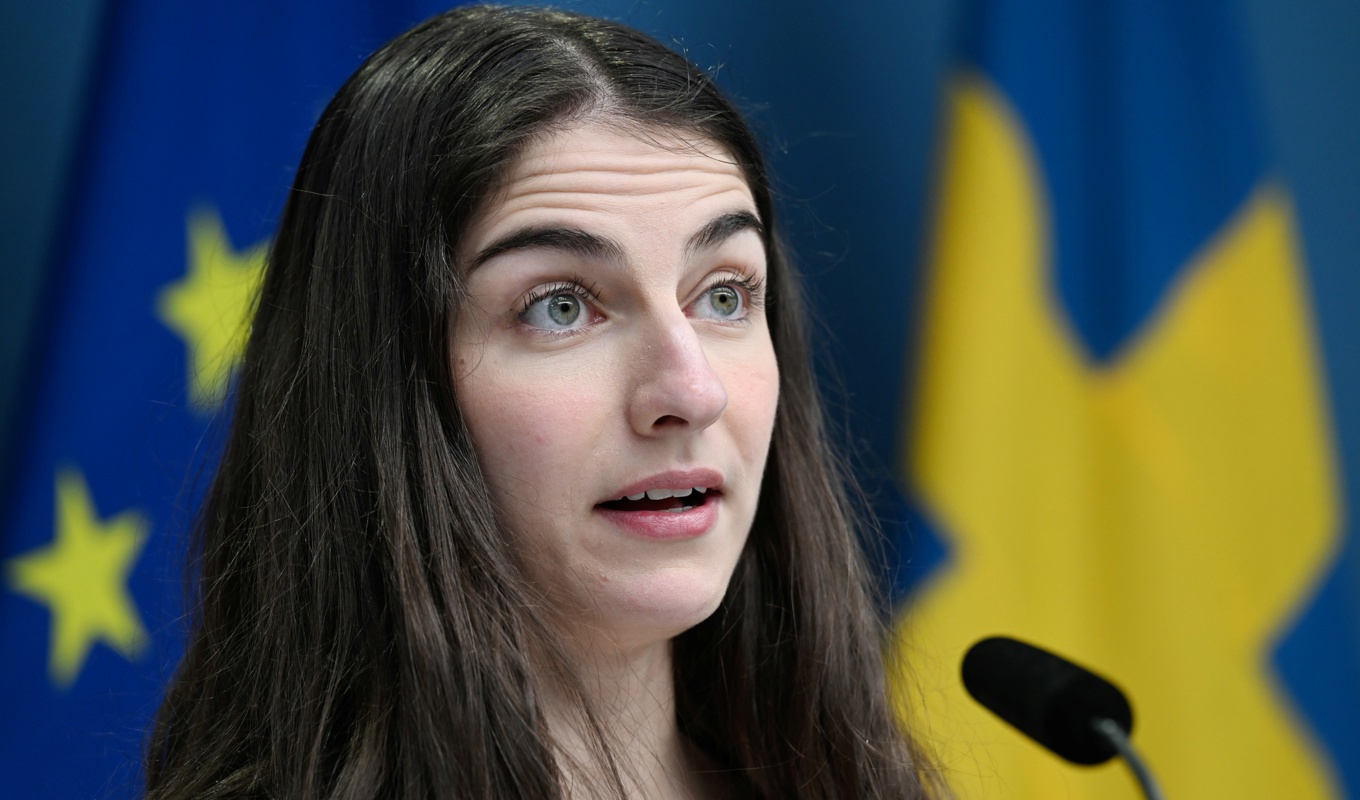 Klimat- och miljöminister Romina Pourmokhtari (L). Arkivbild. Foto: Fredrik Sandberg/TT