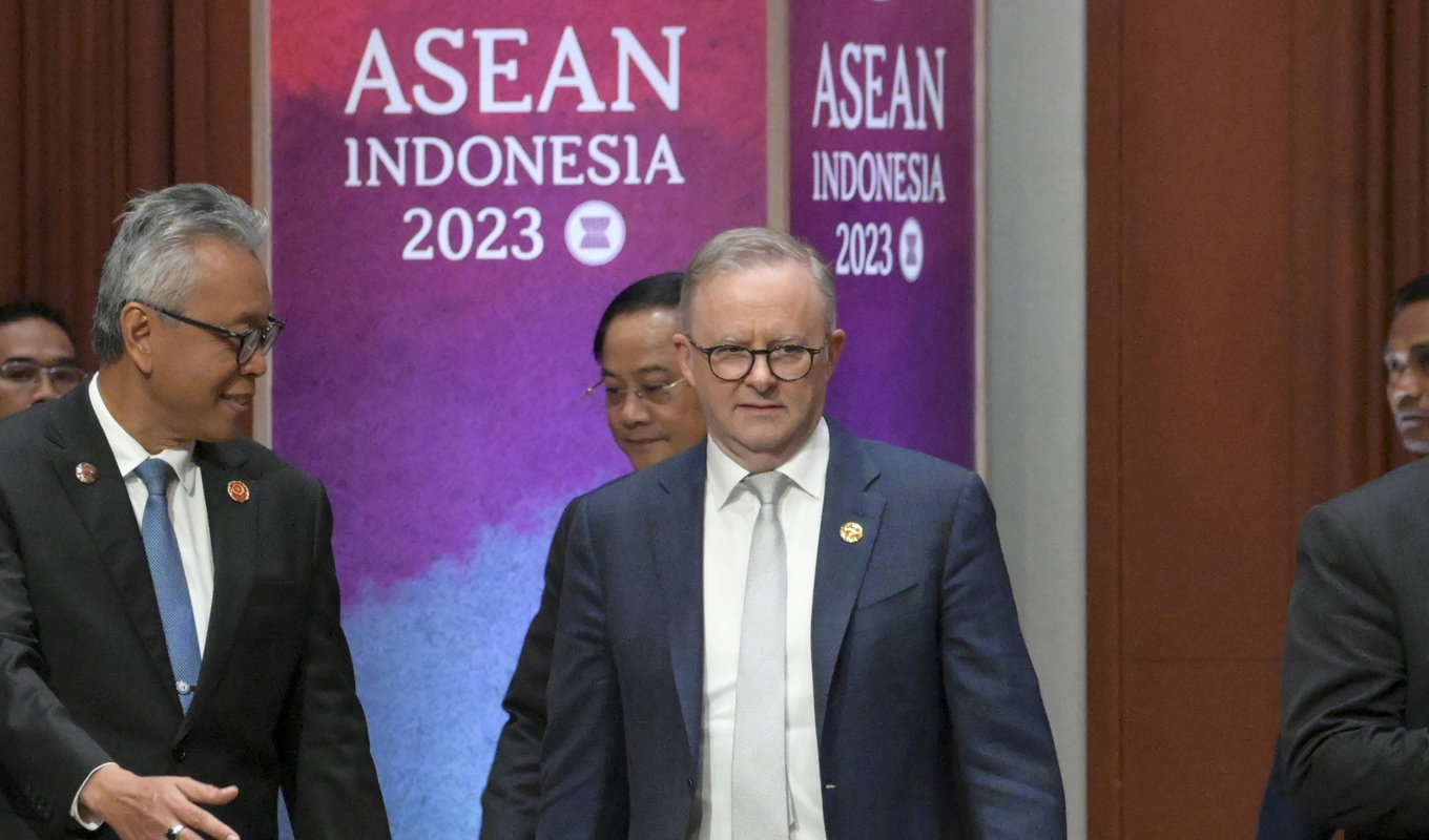 Australiens premiärminister Anthony Albanese. Foto: Bayu Ismoyo/AP/TT