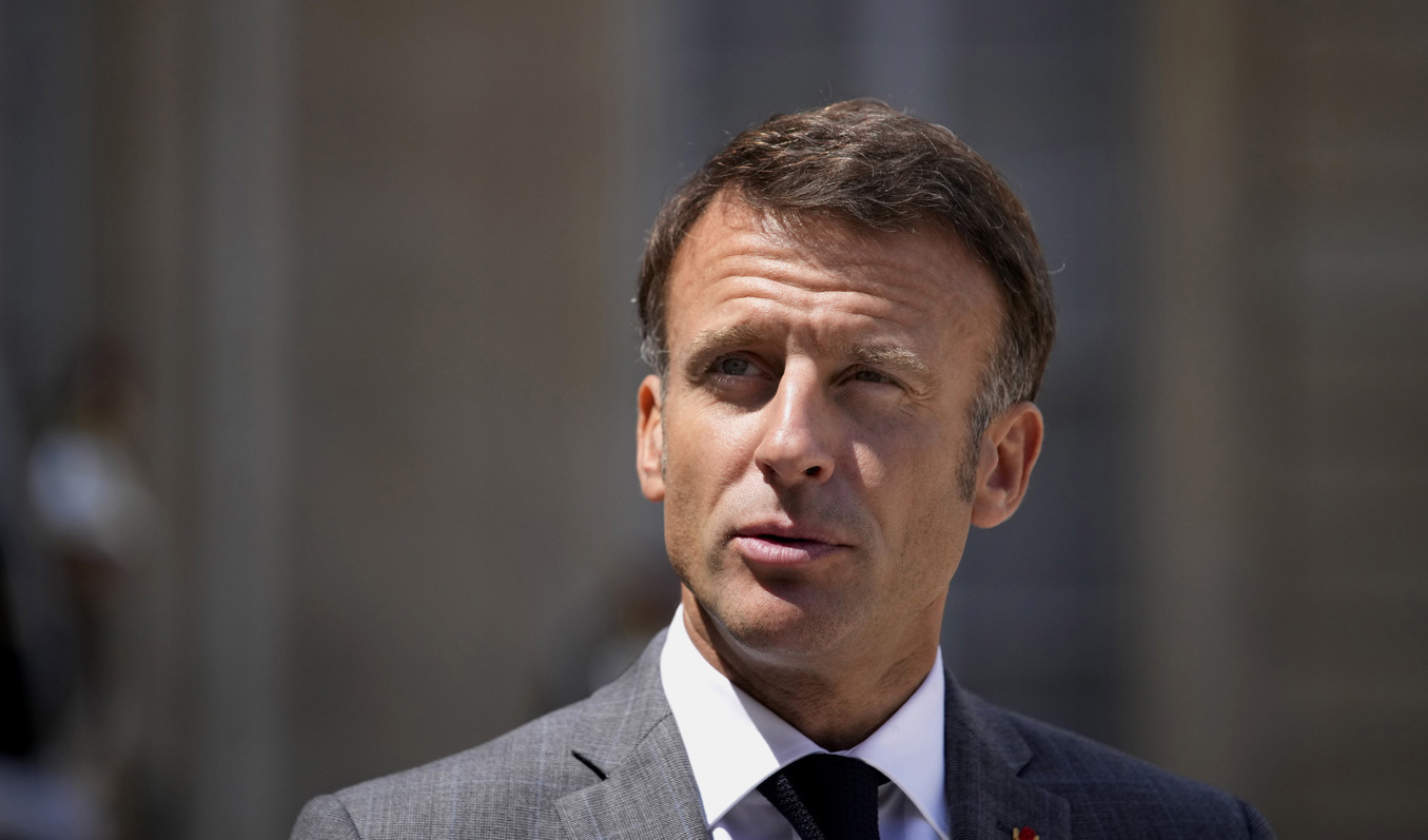 Frankrikes president Emmanuel Macron. Arkivbild. Foto: Christophe Ena/AP/TT