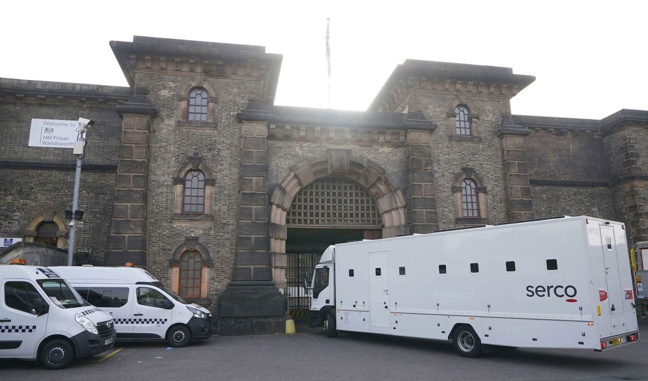 Wandsworth-fängelset i södra London som mannen rymde ifrån i onsdags. Foto: Yui Mok/AP/TT