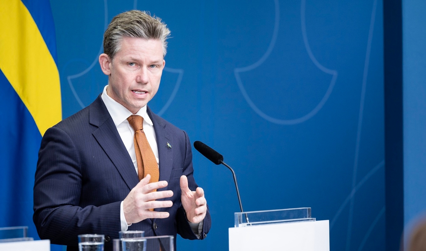 Försvarsminister Pål Jonson (M). Foto: Ninni Andersson/Regeringskansliet