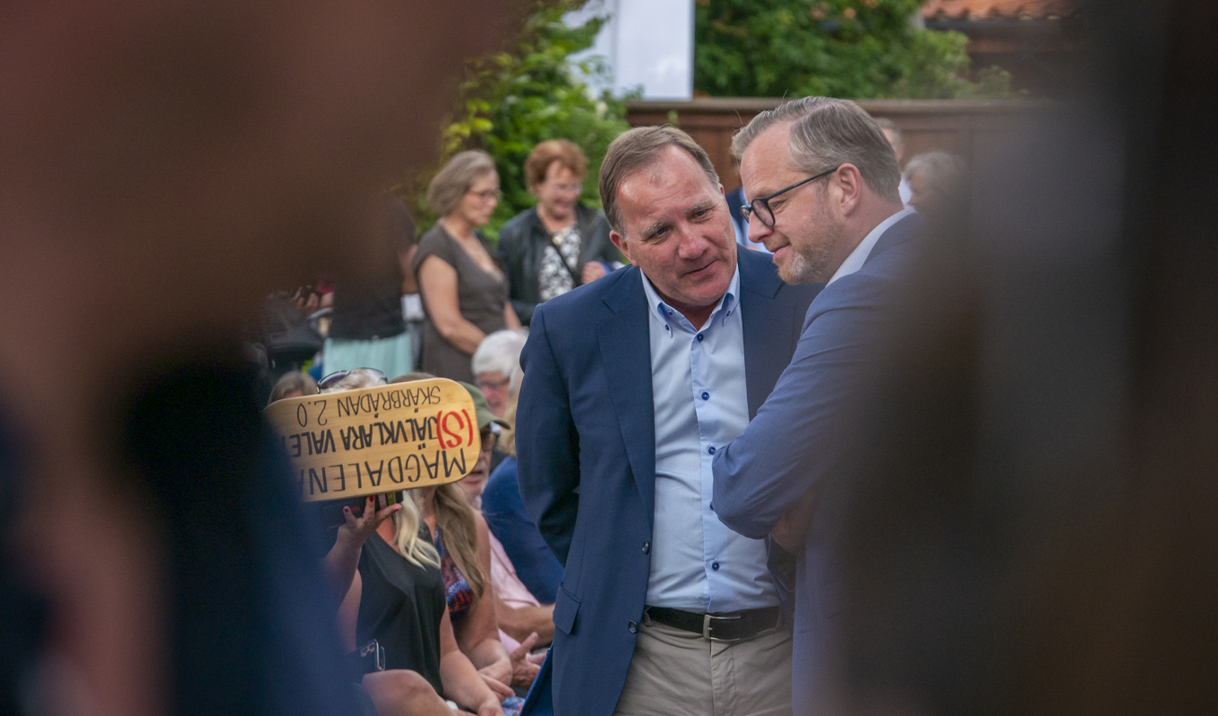 ”Jag ska vara en länk mellan den politiska arenan och näringslivet”, sade Löfven till Dagens Industri den 12 juni. Foto: Bilbo Lantto