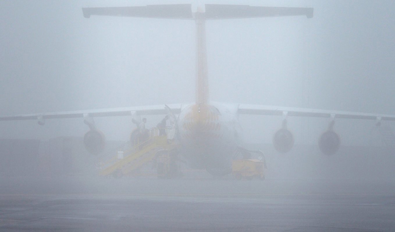 Kraftig dimma under morgonen leder till förseningar för flygen på Bromma och Arlanda. Arkivbild. Foto: Johan Nilsson/TT