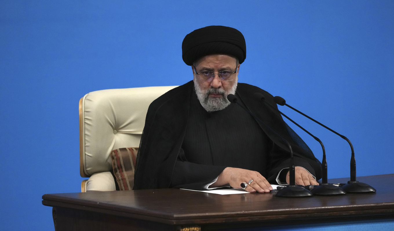 Irans president Ebrahim Raisi. Arkivbild. Foto: Vahid Salemi/AP