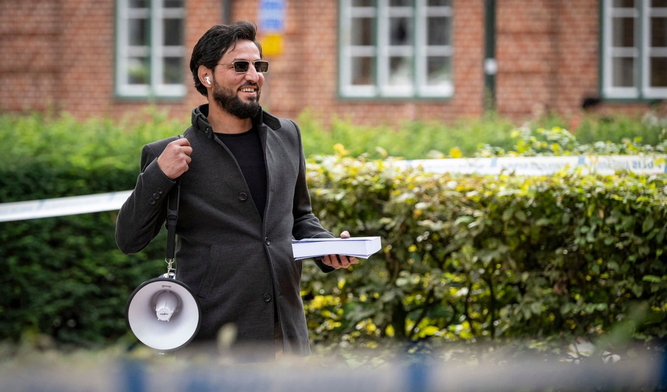 Irak har begärt Salwan Momika utlämnad. Arkivbild. Foto: Johan Nilsson/TT