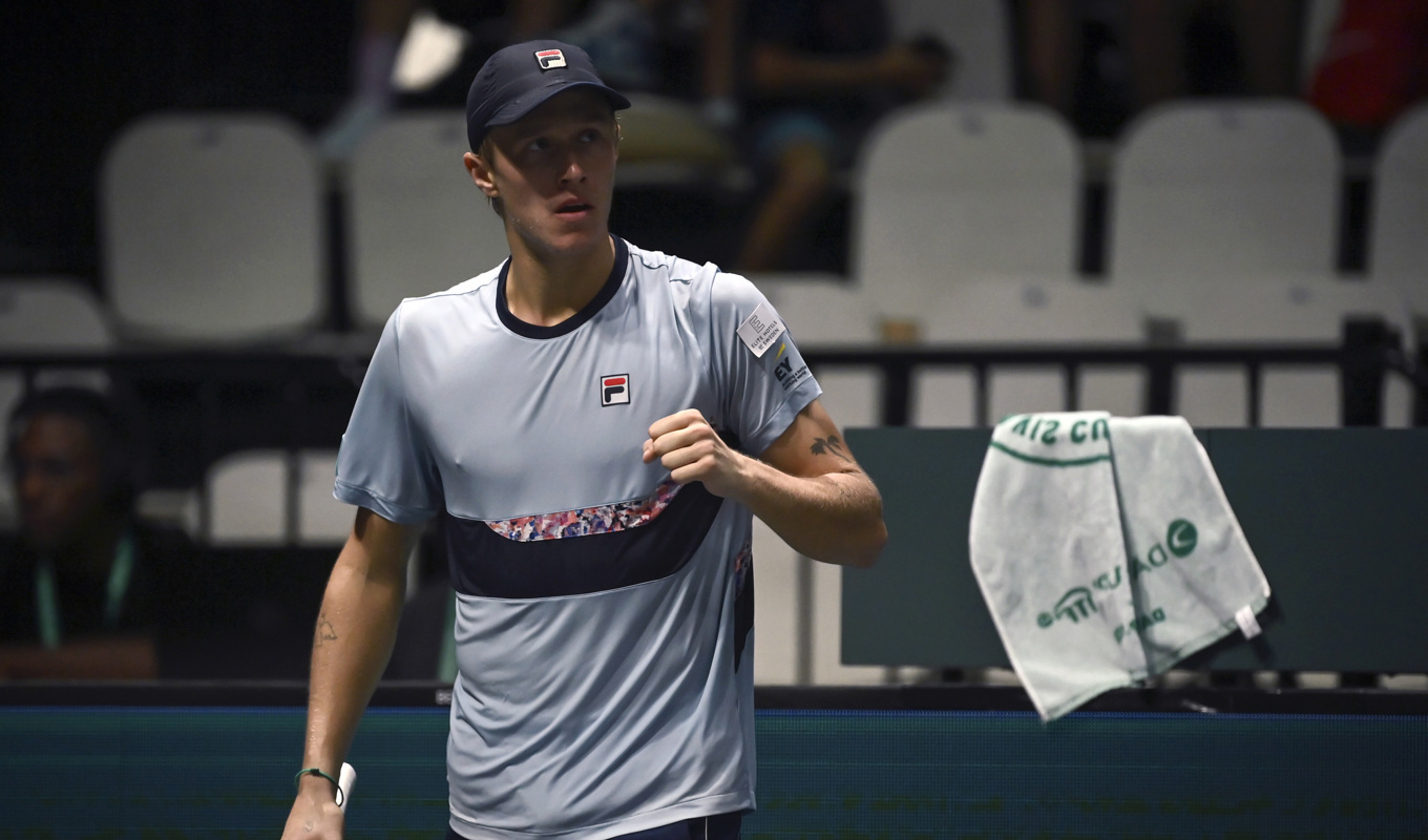 Leo Borg imponerade igen. Foto: Massimo Paolone/AP/TT.