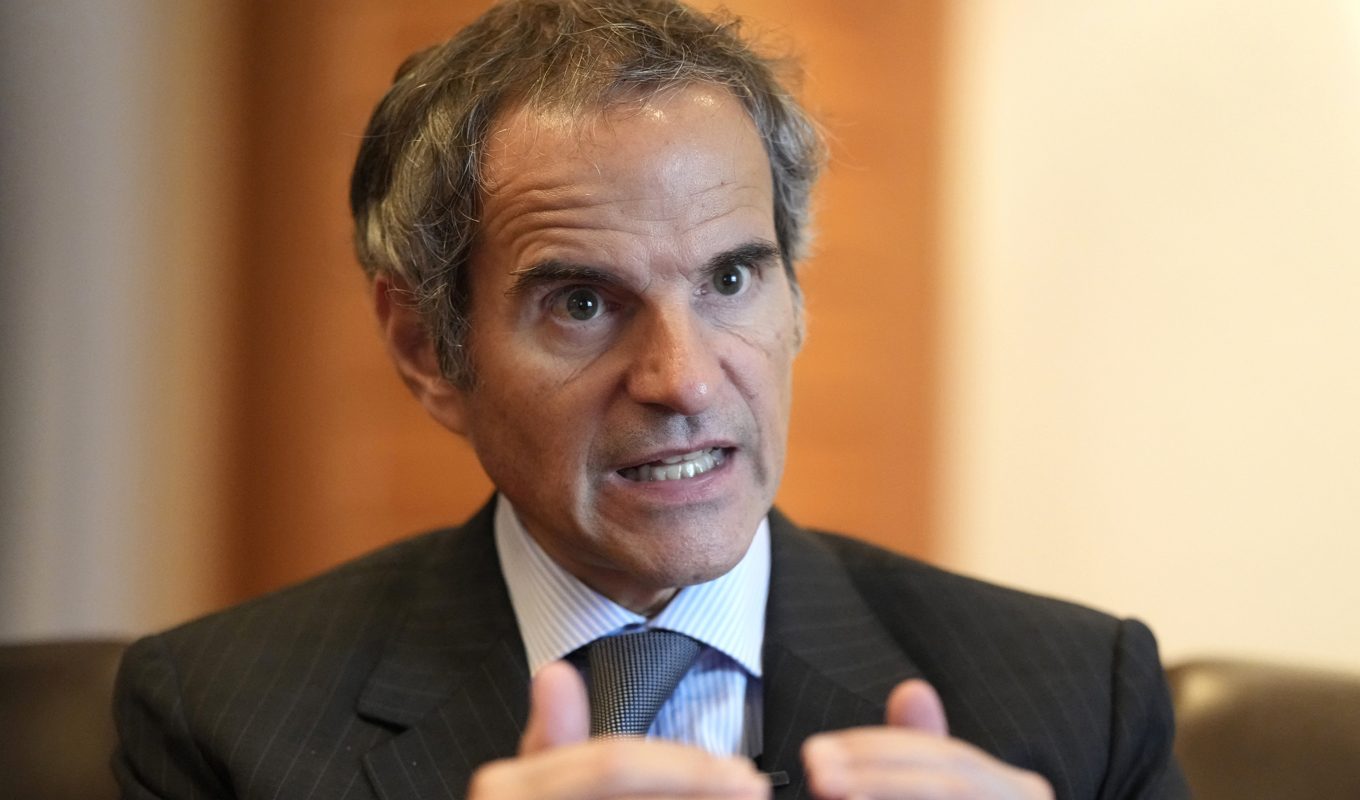 Rafael Grossi, chef för FN:s atomenergiorgan IAEA. Arkivbild. Foto: Shuji Kajiyama/AP/TT