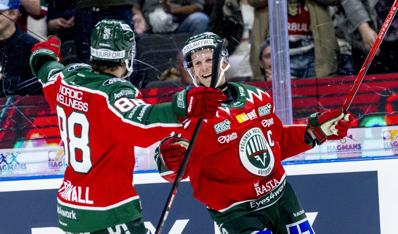 Frölundas lagkapten Max Friberg. Foto: Adam Ihse/TT